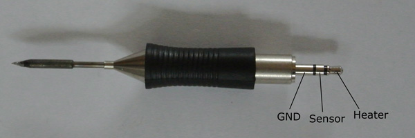 Connection diagram of the RT solder tip